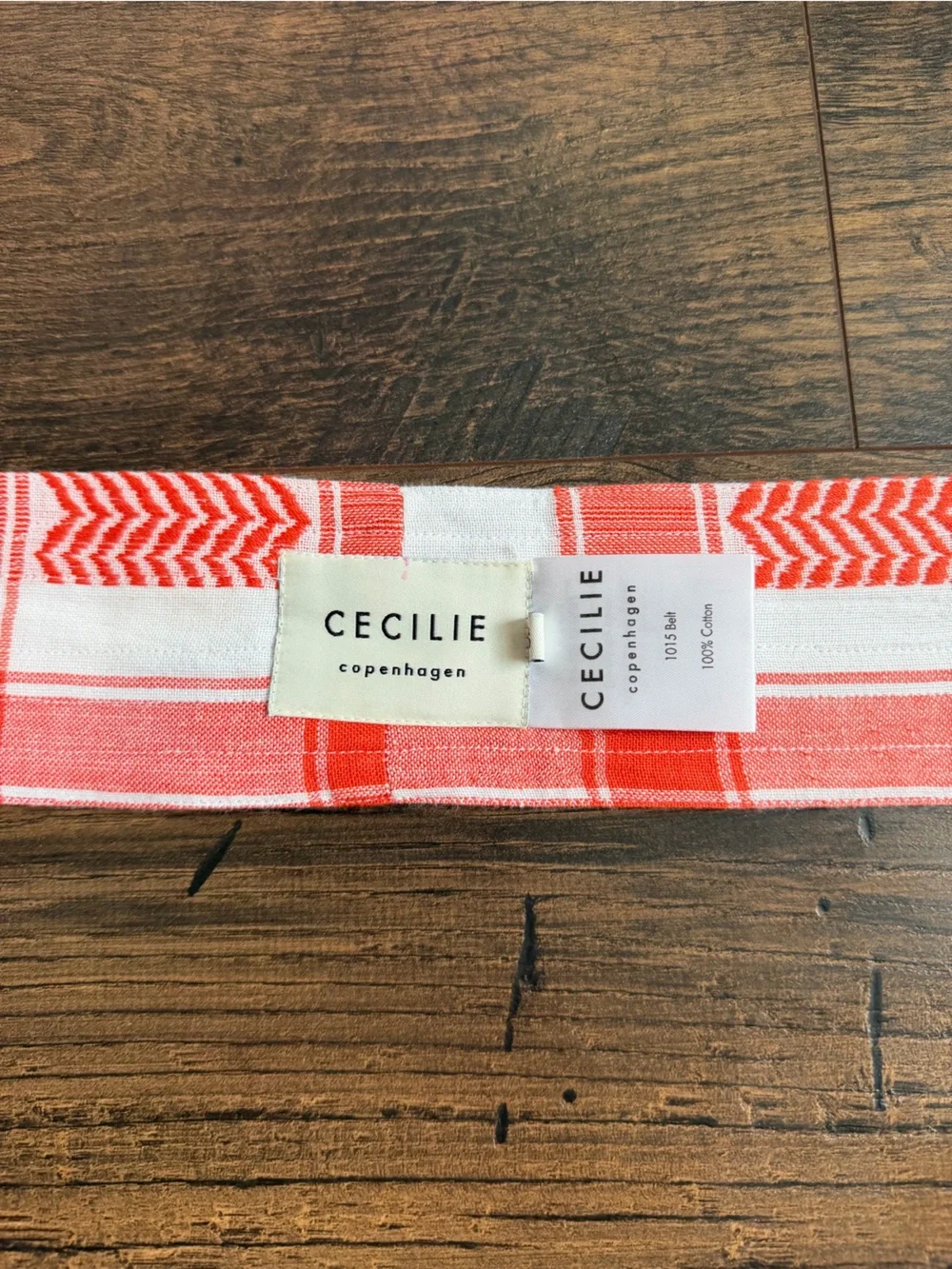 Cecilie Copenhagen Belt Orange White